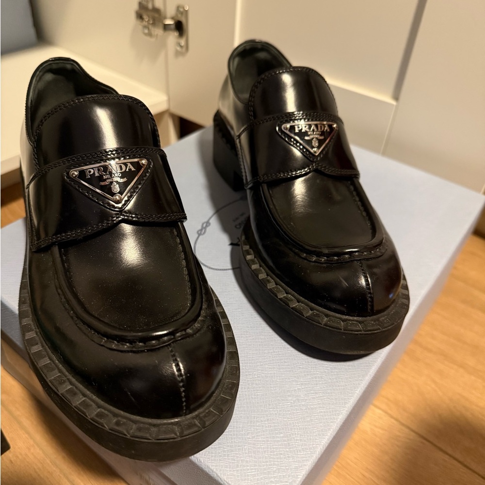 Prada Women’s Black Loafers